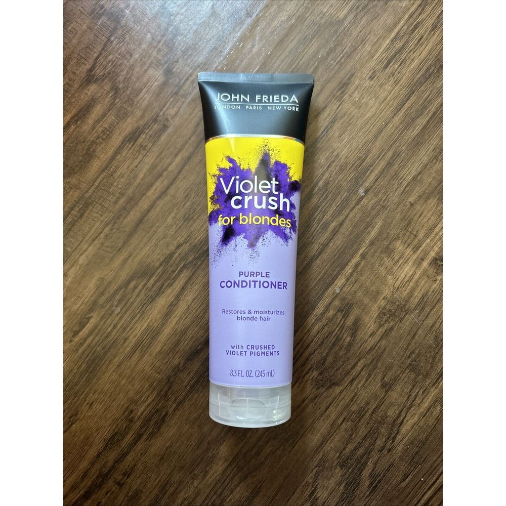 John Frieda Violet Crush For Blondes Purple Conditioner for Blonde Hair, 8.3 oz‎